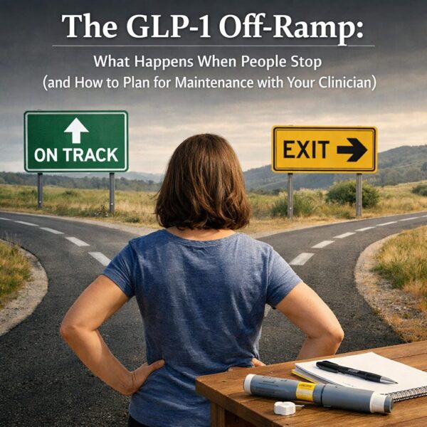 The GLP-1 Off-Ramp: What Research Shows After Stopping, and How to Plan for Maintenance With Your Clinician