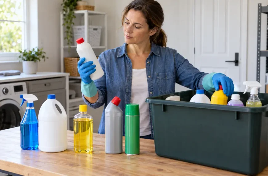 How to Dispose of Household Cleaners Safely